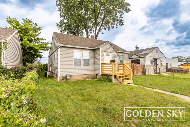 Interior view of a freshly turned rental home